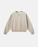 Boxy Fit Henley Collar Sweatshirt | Inflation Streetwear