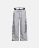 Gothic Graphic Wide Leg Sweatpants | Inflation Streetwear INFLATION