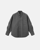 Acid Wash Cargo Shirt Jacket | Inflation Streetwear INFLATION