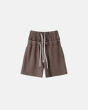 double waist heavyweight sweat shorts
