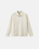 Waffle Long Sleeve Polo Shirts | Inflation Streetwear