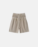 Double Waist Acid Wash Waffle Shorts | Inflation Streetwear INFLATION