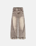 Retro Washed Wide Leg Baggy Jeans | Inflation Streetwear INFLATION