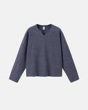 V-neck Long Sleeve Waffle Tees | Inflation Streetwear INFLATION