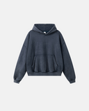 Washed Fleece Boxy Hoodie | Inflation Streetwear