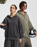 Acid Wash Oversized Zip Up Hoodies | Inflation Streetwear INFLATION