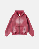 Monkey Wash Ripped Zip Up Hoodies | Inflation Streetwear INFLATION