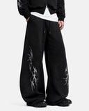 Gothic Graphic Barrel Sweatpants | Inflation Streetwear