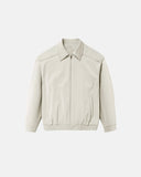 Minimalist PU Leather Zip Up Jacket | Inflation Streetwear