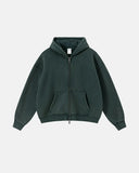 Vintage Washed Fleece Boxy Zip Hoodie | Inflation Streetwear INFLATION
