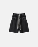 Double Waist Acid Wash Waffle Shorts | Inflation Streetwear INFLATION