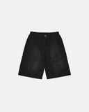 Washed Cargo Shorts Utility Pockets | Inflation Streetwear