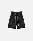 Double Waist Monkey Wash Sweat Shorts | Inflation Streetwear INFLATION