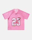Number 23 Pink Mesh Jersey | Inflation Streetwear INFLATION