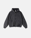INFLATION Vintage Washed Zip Up Hoodie INFLATION