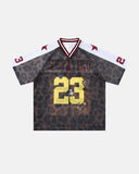 Number 23 Leopard Mesh Jersey | Inflation Streetwear