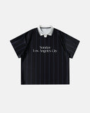 Vintage Striped Polo Jersey | Inflation Streetwear INFLATION