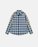 Abstract Line Plaid Shirt | Inflation Streetwear