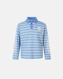 Cross Graphic Striped Polo Shirt | Inflation Streetwear