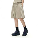 Striped Wide Leg Shorts | Inflation Streetwear INFLATION
