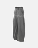 Pinstripe Cinch Back Tailored Pants | Inflation Streetwear INFLATION