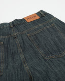 Raw Wide-Leg Long Jorts | Inflation Streetwear INFLATION