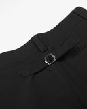 pleated tailored shorts clean waistband detail