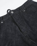 Cinch Back Raw Baggy Jeans | Inflation Streetwear INFLATION