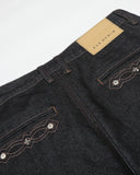 Vintage Embroidered Bootcut Jeans | Inflation Streetwear INFLATION