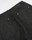 Button Detail Raw Baggy Jeans | Inflation Streetwear INFLATION