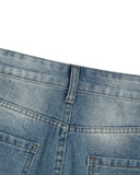 Distressed Washed Knee-Length Jorts | Inflation Streetwear INFLATION