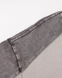 Textured Patchwork Washed T-Shirt | Inflation Streetwear INFLATION