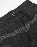 Embroidered Cinch Back Bootcut Jeans | Inflation Streetwear INFLATION