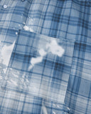 Boxy Tencel Washed Plaid Print Shirt | Inflation Streetwear INFLATION