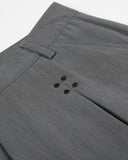 Pleated Stud Detail Tailored Shorts | Inflation Streetwear INFLATION