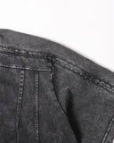 Distressed Washed Zip Sleeve T-Shirt | Inflation Streetwear INFLATION