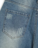 Distressed Washed Knee-Length Jorts | Inflation Streetwear INFLATION