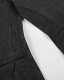 streetwear raw denim pants with deconstructed construction