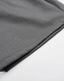 Pinstripe Pleated Ring Detail Tailored Shorts | Inflation Streetwear INFLATION