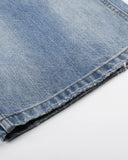 Cinch Back Loose Straight Jeans | Inflation Streetwear INFLATION