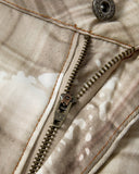 Tencel Washed Plaid Print Longline Shorts | Inflation Streetwear INFLATION