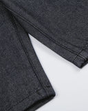Button Detail Baggy Denim Jorts | Inflation Streetwear INFLATION
