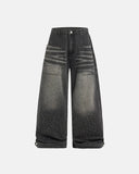 Colorful Rhinestone Wash Baggy Jeans | Inflation Streetwear INFLATION