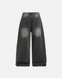 Colorful Rhinestone Wash Baggy Jeans | Inflation Streetwear INFLATION