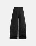 Chill Wide Leg Rhinestone Denim Pants | Inflation Streetwear INFLATION