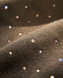 Colorful Rhinestone Washed Jeans Shorts | Inflation Streetwear INFLATION