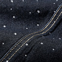 Leopard Patch Rhinestone Barrel Jeans | Inflation Streetwear INFLATION