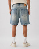Mid-Length Washed Denim Shorts | Inflation Streetwear INFLATION