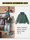 INFLATION Washed Distressed Fleece Zip Up Hoodies INFLATION