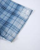 Boxy Tencel Washed Plaid Print Shirt | Inflation Streetwear INFLATION